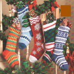 Digital | Crochet patterns Christmas stockings | Vintage crochet pattern | Christmas pattern | Christmas | Gifts | PDF