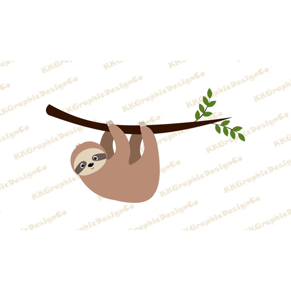 Sloth Clip Art