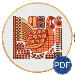 Happy thanksgiving for cross stitch pattern