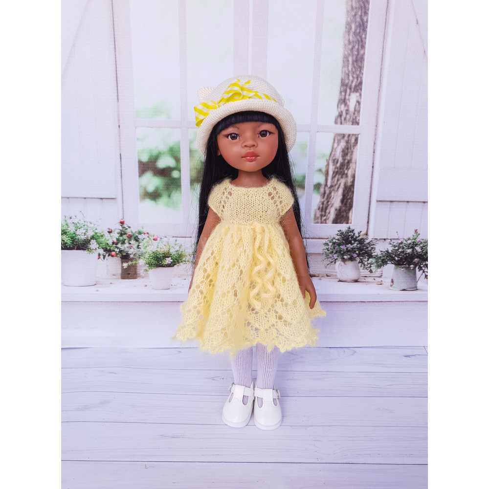 Paola Reina doll clothes, Clothing for 12 inch doll, Doll knitted outfit, Handmade outfit