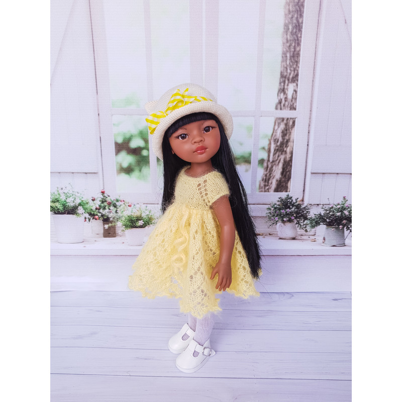Paola Reina doll clothes, Clothing for 12 inch doll, Doll knitted outfit, Handmade outfit