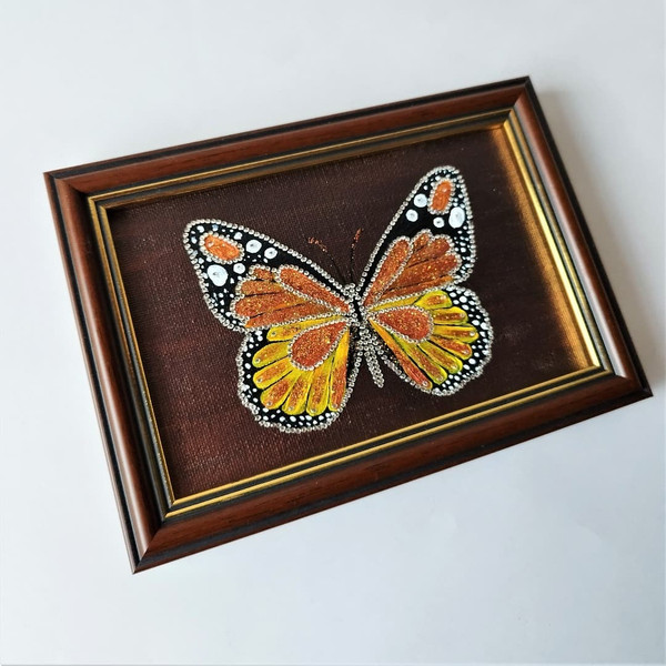Handwritten-insect-orange-yellow-butterfly-encrusted-with-crystals-by-acrylic-paints-3.jpg