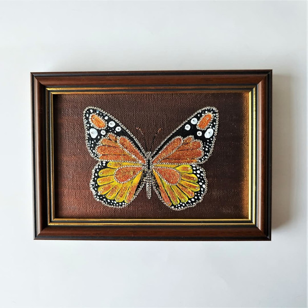 Handwritten-insect-orange-yellow-butterfly-encrusted-with-crystals-by-acrylic-paints-10.jpg