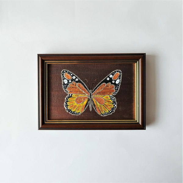 Handwritten-insect-orange-yellow-butterfly-encrusted-with-crystals-by-acrylic-paints-7.jpg
