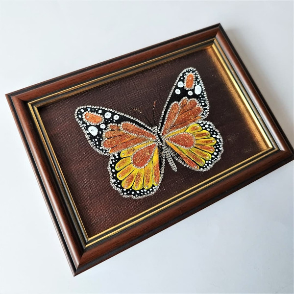 Handwritten-insect-orange-yellow-butterfly-encrusted-with-crystals-by-acrylic-paints-9.jpg