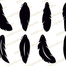 earrings feather svg earrings feather png earrings feather clipart earrings feather dxf earrings feather vector