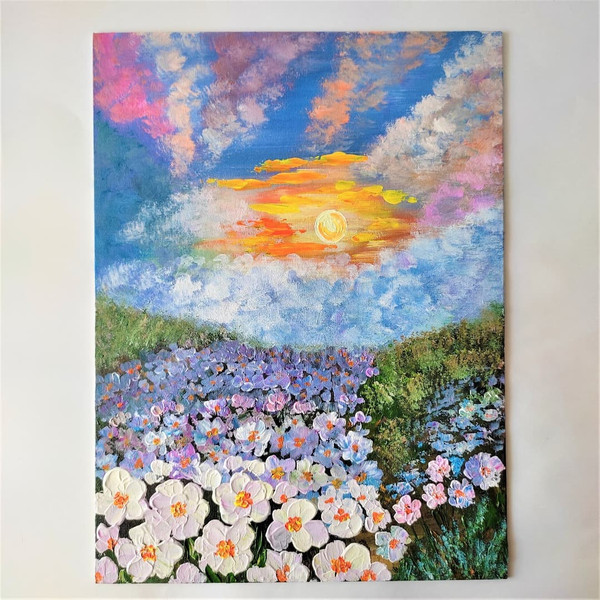 Handwritten-sunset-landscape-in-a-field-of-white-wildflowers-by-acrylic-paints-1.jpg