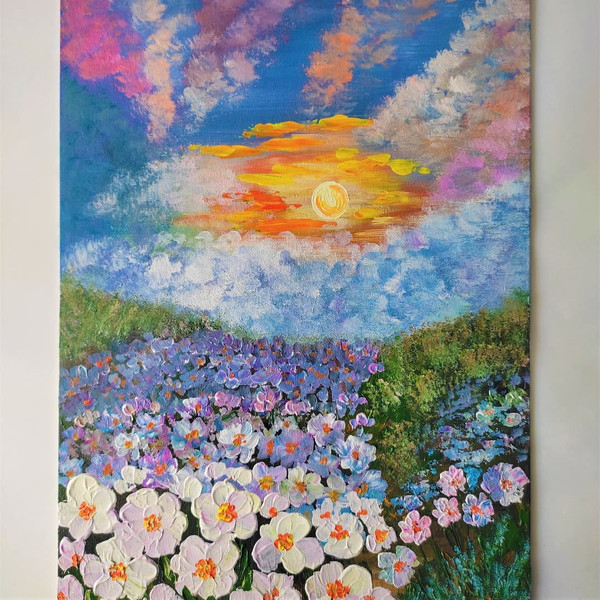 Handwritten-sunset-landscape-in-a-field-of-white-wildflowers-by-acrylic-paints-4.jpg