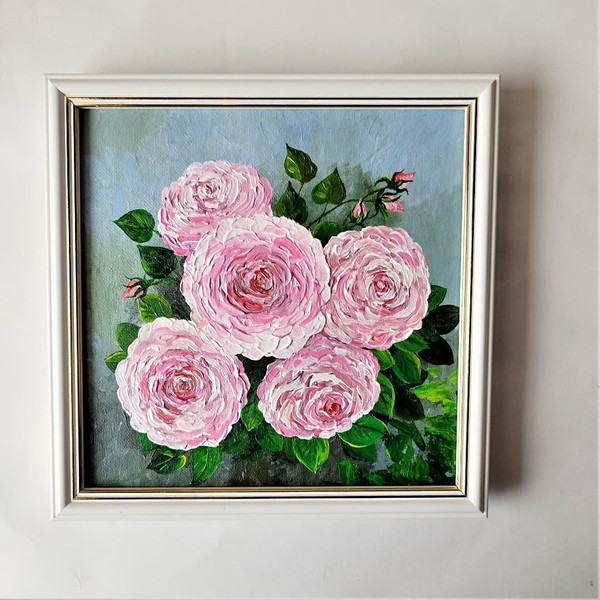 Handwritten-bouquet-of-pink-english-roses-by-acrylic-paints-9.jpg