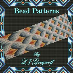 beading pattern of an illusion by lj greywolf
