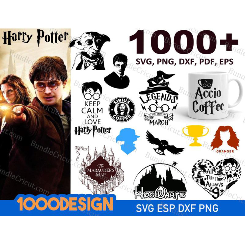 1000 Harry Potter Bundle SVG.png