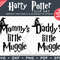 HP Clip Art Mommy's and Daddy's Little Muggle by SVG Studio Thumbnail.png