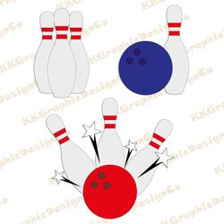 Bowling svg Bowling clipart Bowling png Bowling vector Bowling eps Bowling dxf Bowling digital Bowling download