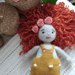 Doll Knitting Pattern – Knitted Doll Caramel