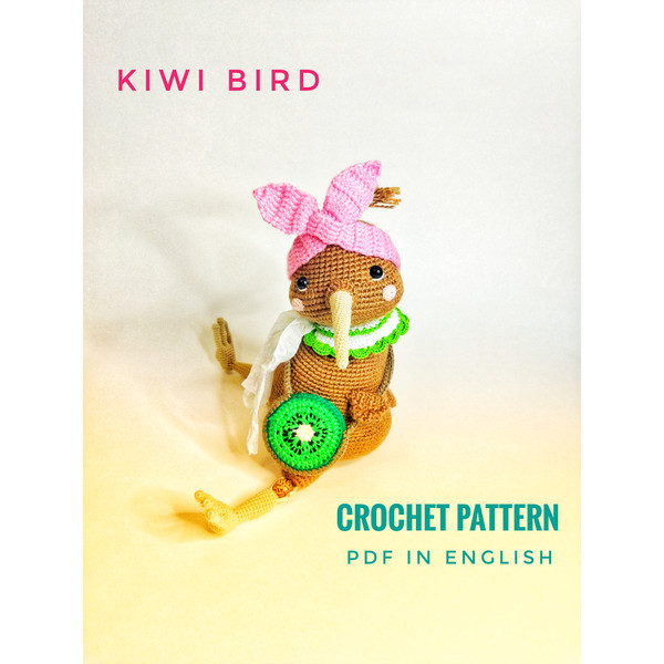 kiwi bird crochet pattern