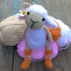 Sheep knitting pattern Crochet and knitting pattern for the lamby, PDF English, amigurumi sheep