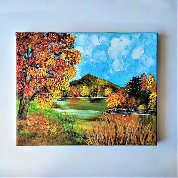 Handwritten-autumn-forest-on-the-lake-shore-by-acrylic-paints-2.jpg