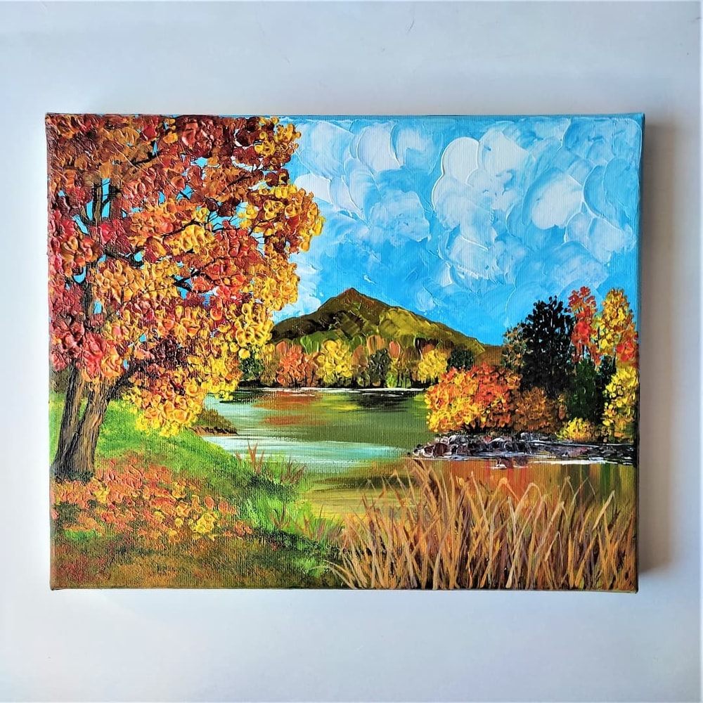 Handwritten-autumn-forest-on-the-lake-shore-by-acrylic-paints-8.jpg