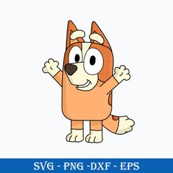 bingo svg, bingo dog svg, bluey svg, cartoon svg png dxf eps file.