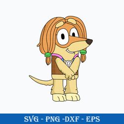 indy bluey svg, indy svg, bluey svg, cartoon svg png dxf eps digital file.