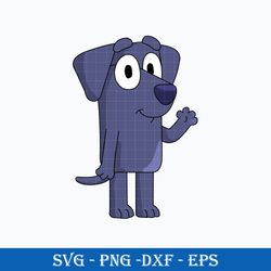 jean luc bluey svg, jean luc svg, luey svg, cartoon svg png dxf eps file.