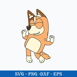 bingo heeler svg, bingo dog cute svg, bluey svg, cartoon svg png dxf eps digital file.