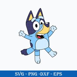 bluey dog cartoon svg, bluey svg, cartoon svg png dxf eps file