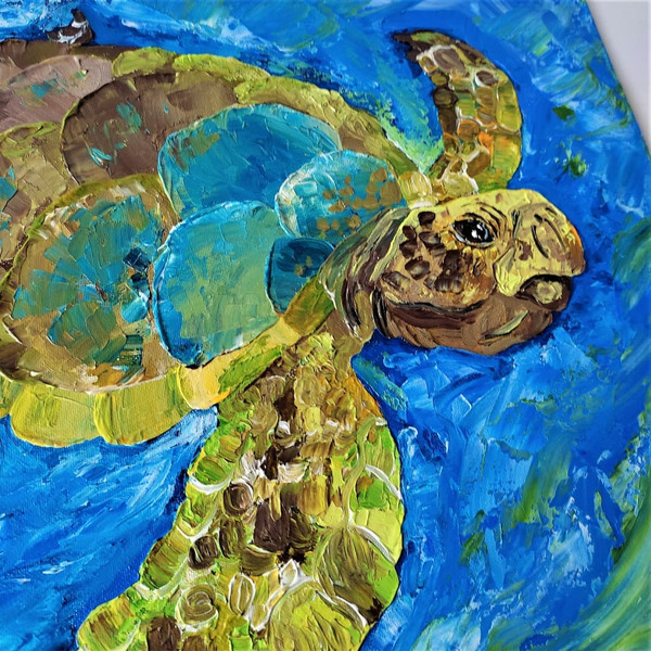 Handwritten-sea-turtle-swims-in-the-sea-by-acrylic-paint-7.jpg