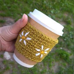 Sleeve cup coffee cup carrier, coffee cup holder, sleeve cup