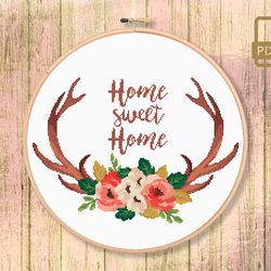 Home Sweet Home Cross Stitch Pattern