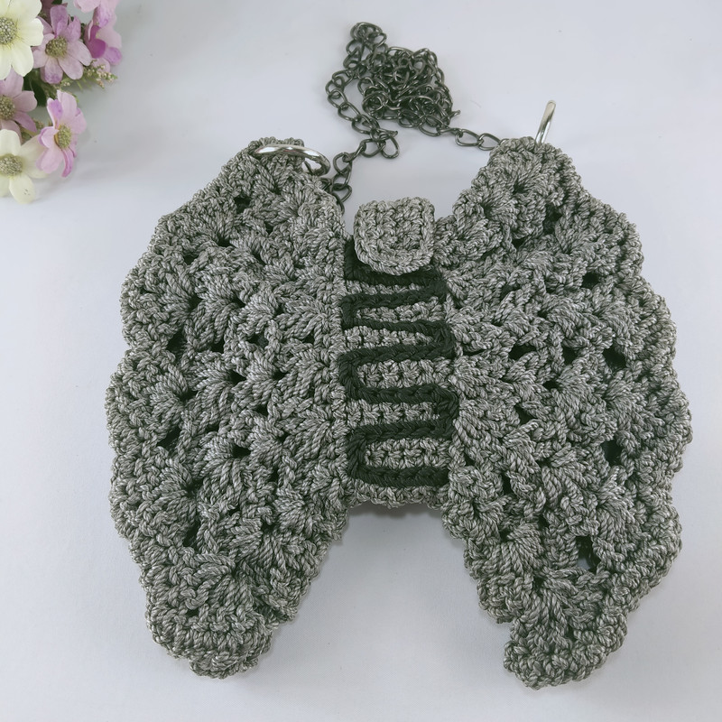 a crochet butterfly bag pattern