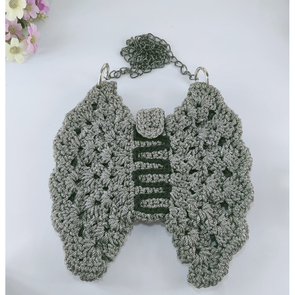 a crochet butterfly bag pattern
