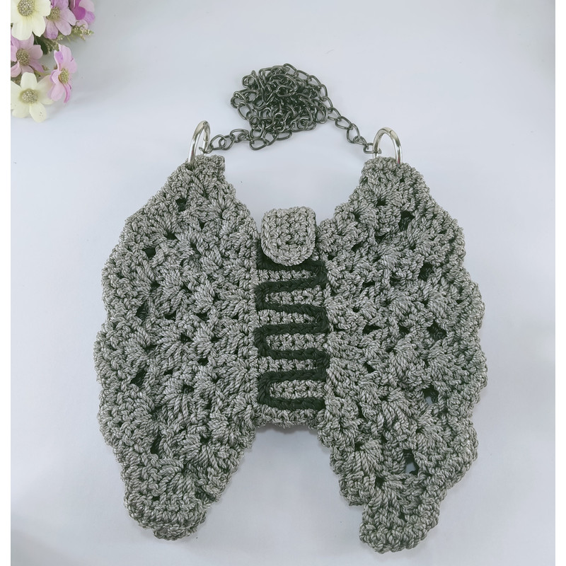 a crochet butterfly bag pattern