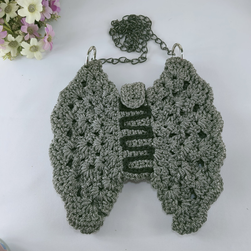 a crochet butterfly bag pattern