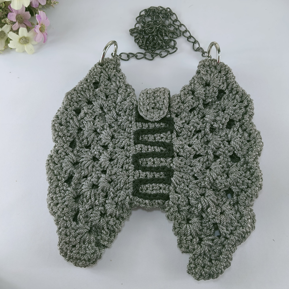 a crochet butterfly bag pattern