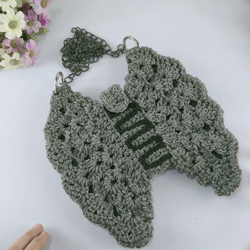 a crochet butterfly bag pattern