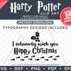 Harry Potter Christmas Clip Art Bundle by SVG Studio Thumbnail3.png