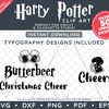 Harry Potter Christmas Clip Art Bundle by SVG Studio Thumbnail5.png