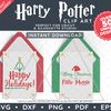 Harry Potter Christmas Clip Art Bundle by SVG Studio Thumbnail8.png