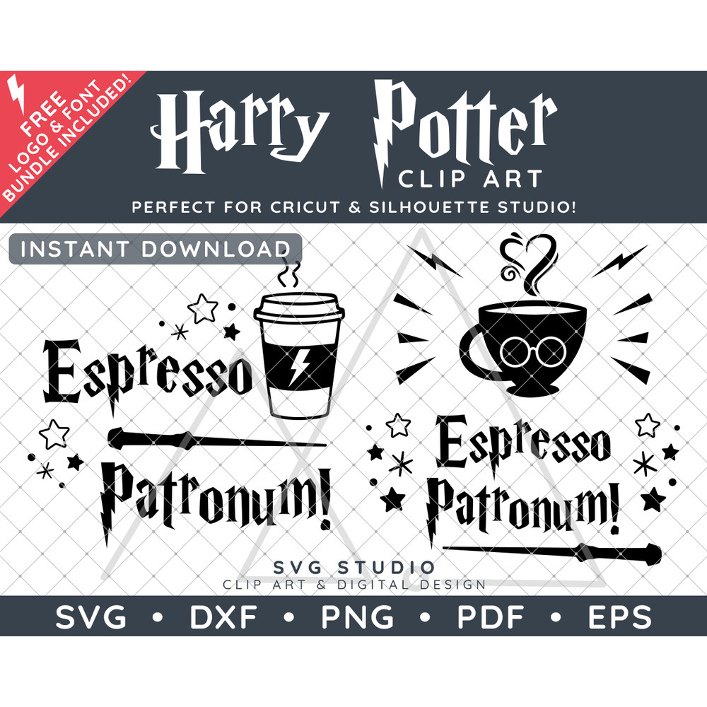 Harry Potter Espresso Patronum Designs Thumbnail by SVG Studio.png