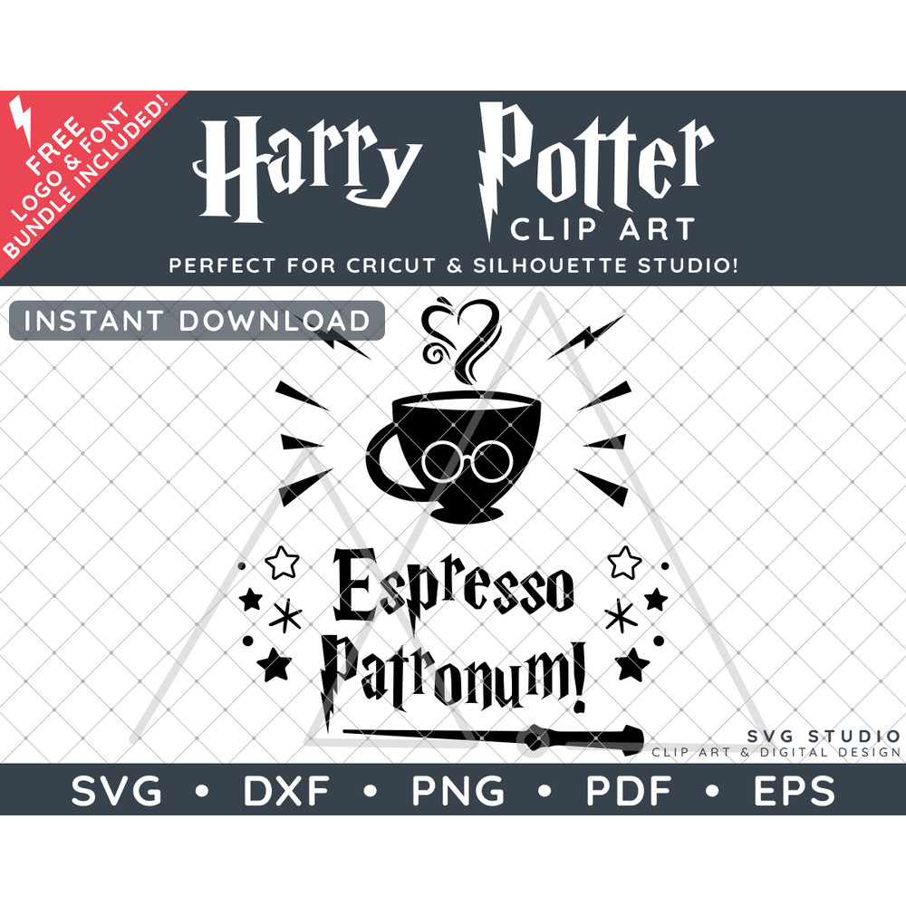Harry Potter Espresso Patronum Designs Thumbnail3 by SVG Studio.png
