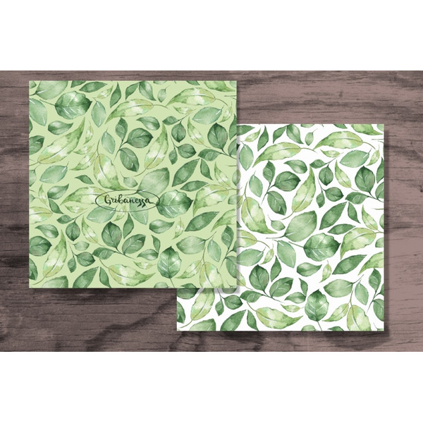 Green leaves. Patterns 1 banner 02.jpg