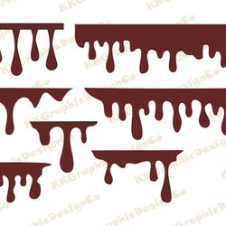 Dripping borders svg Dripping svg Drip svg Slime svg Dripping border clipart Dripping border cut file