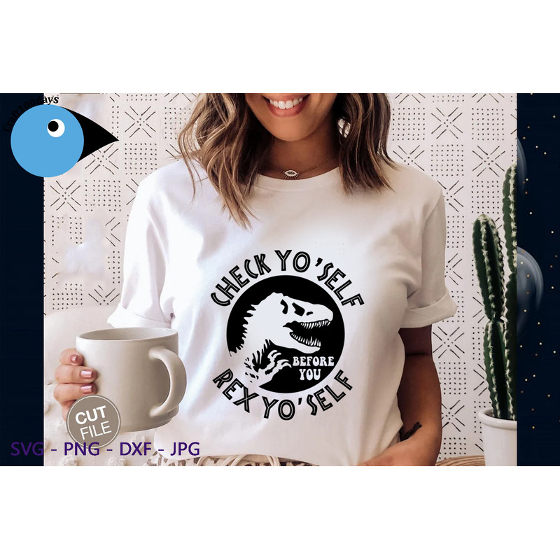 check yo'self shirt.png