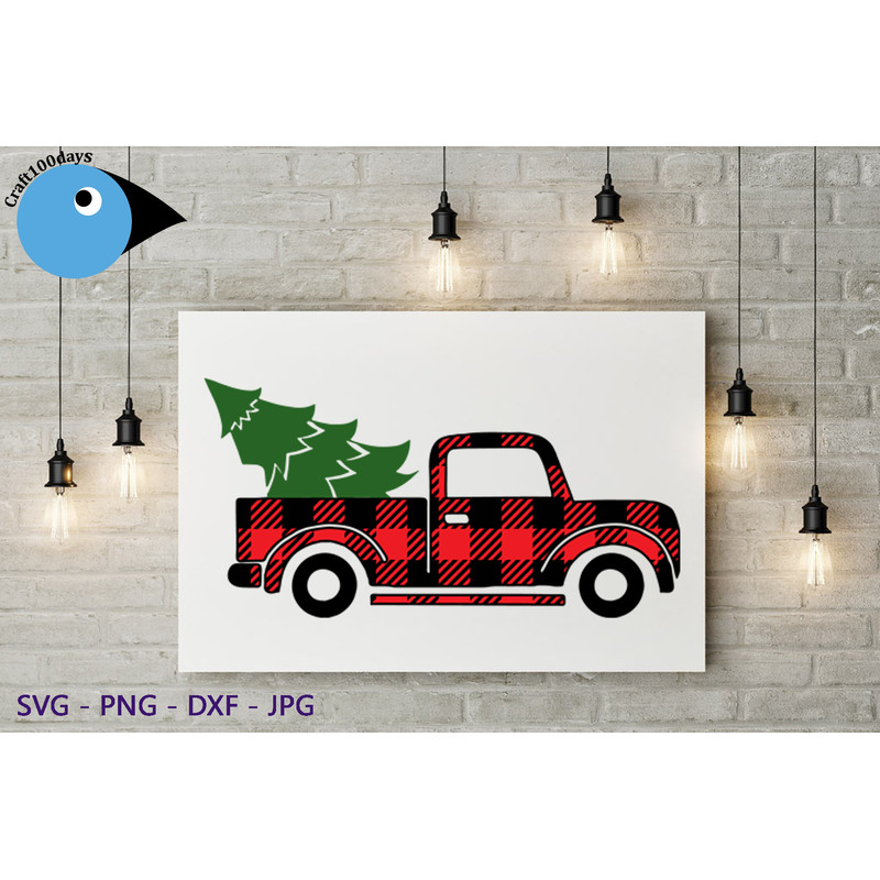 Christmas Truck and Tree svg.png