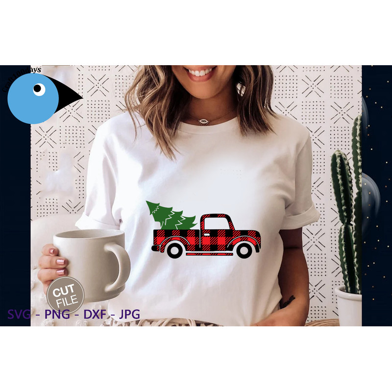 Christmas Truck and Tree svg shirt.png