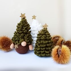 Gnome Xmas Tree. Crochet pattern
