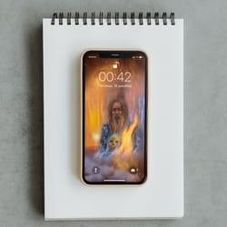 wallpaper, screensaver for phone "at the sacred ganges"