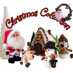 Christmas collection * 8 Crochet patterns