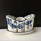 Czech Pottery Blue And White Salt & Pepper Shakers